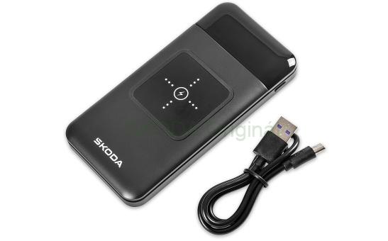 Externí baterie 10 000 mAh s bezdrátovým nabíjením